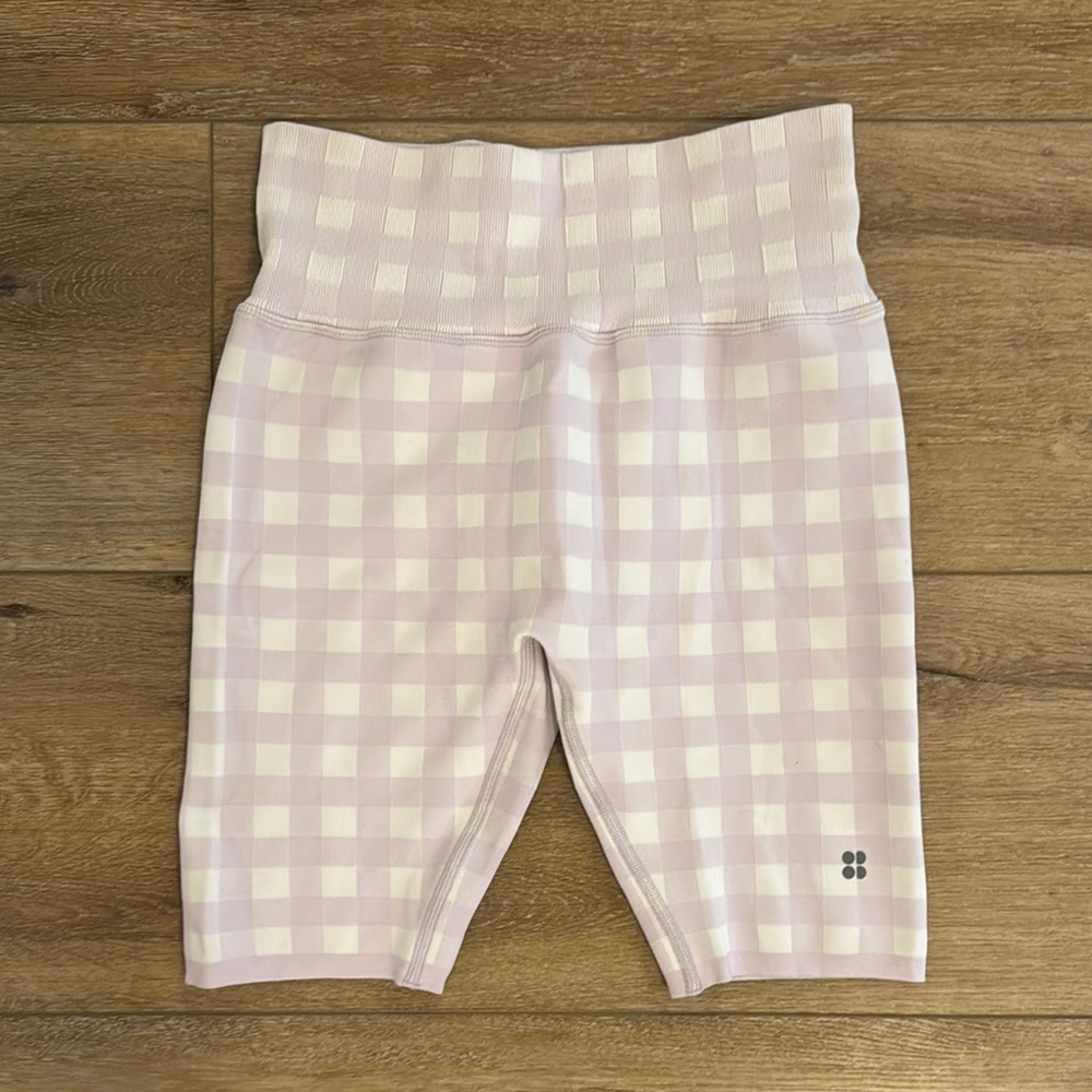 Sweaty Betty Checkered Bike Shorts